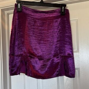 Women’s Deep purple mini skirt